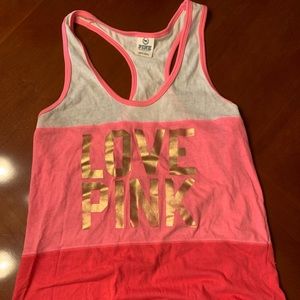 Pink tank top